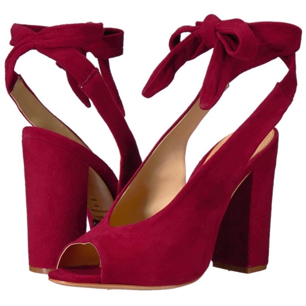 Schutz Archie Ankle Wrap Peep Toe Size 7.5